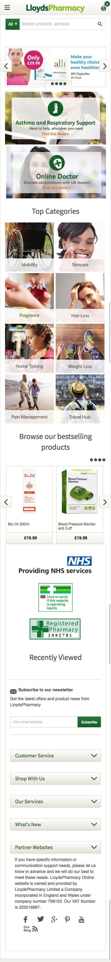 Lloyds Pharmacy mobile